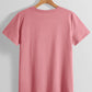 Graphic Round Neck Short Sleeve T-Shirt