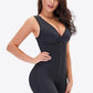 Full Size Lace Trim Shapewear with Zipper
