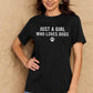 Malibu Dreams Simply Love Full Size Dog Paw Graphic Cotton T-Shirt