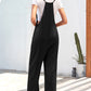 Pocketed Spaghetti Strap Wide Leg Jumpsuit