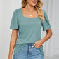 Square Neck Short Sleeve T-Shirt