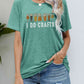 I DO CRAFTS Round Neck T-Shirt