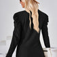 Round Neck Puff Sleeve Blouse