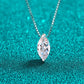 1 Carat Moissanite 925 Sterling Silver Necklace 💜