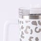 Mugie 40 Oz Leopard Stainless Steel Tumbler in Assorted Colors