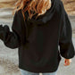 Hannah Full Size Zip-Up Drawstring Hooded Jacket