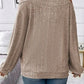 Round Neck Cold Shoulder Sweater