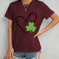 Heart Lucky Clover Short Sleeve T-Shirt