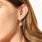 Adored Butterfly Stainless Steel Gold Earrings