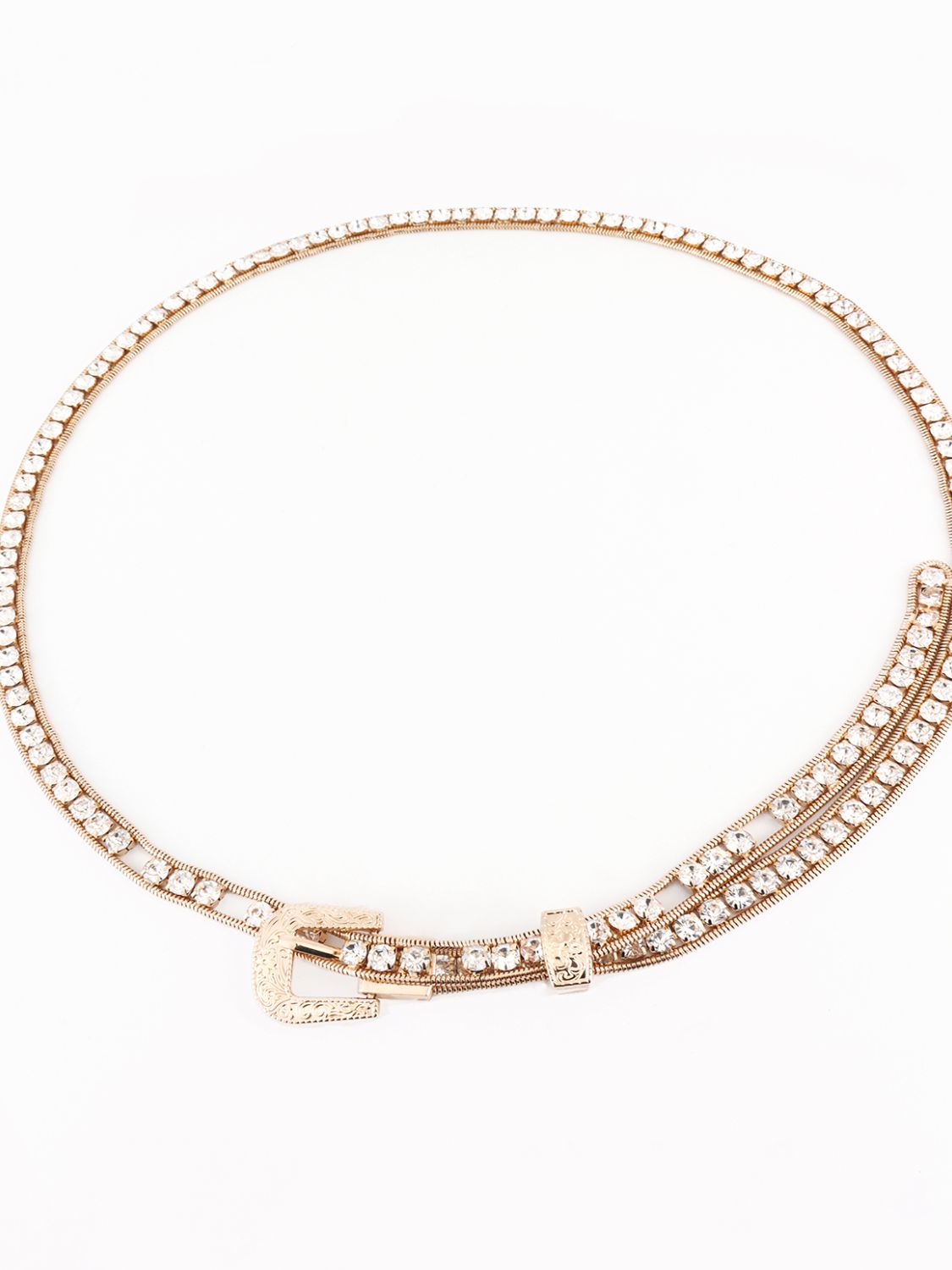 Jessica Anne Beauty Rhinestone Metal Belt