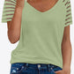 Full Size V-Neck Raglan Sleeve Tee