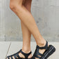 Qupid Platform Cage Strap Sandal in Black