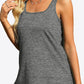 CHICbabe Full Size Curved Hem Square Neck Tank