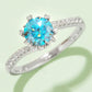 1 Carat Moissanite 925 Sterling Silver Ring 💜