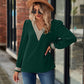 Full Size V-Neck Long Sleeve Blouse