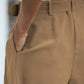HANNAH MEA Full Size Longline Blazer and Shorts Set with Pockets