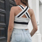 Grecian Sleeveless Sweater Vest