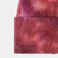 Tie-Dye Cuffed Rib-Knit Beanie Hat