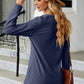 Notched Long Sleeve T-Shirt