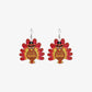 SEASONAL Thanksgiving Turkey Drop Earrings