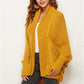 Open Front Batwing Sleeve Cardigan