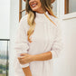 Cable-Knit Turtle Neck Long Sleeve Sweater
