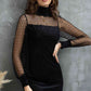 Turtleneck Long Sleeve Dress