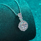 1 Carat Moissanite 925 Sterling Silver Necklace 💜