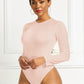 Women's CallistaAnn Round Neck Long Sleeve Bodysuit