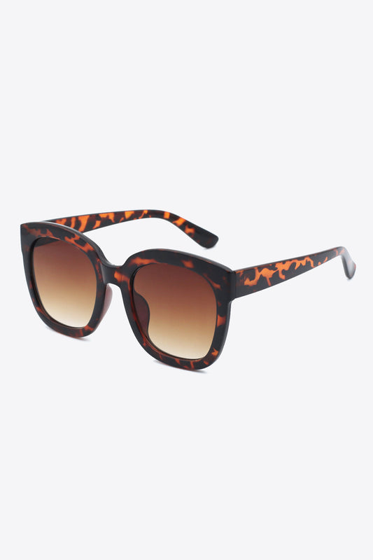 POLLYMEA Polycarbonate Frame Square Sunglasses