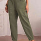 SeaKnickers Elastic Waist Pocket Tapered Pants