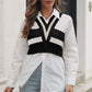 Grecian Sleeveless Sweater Vest