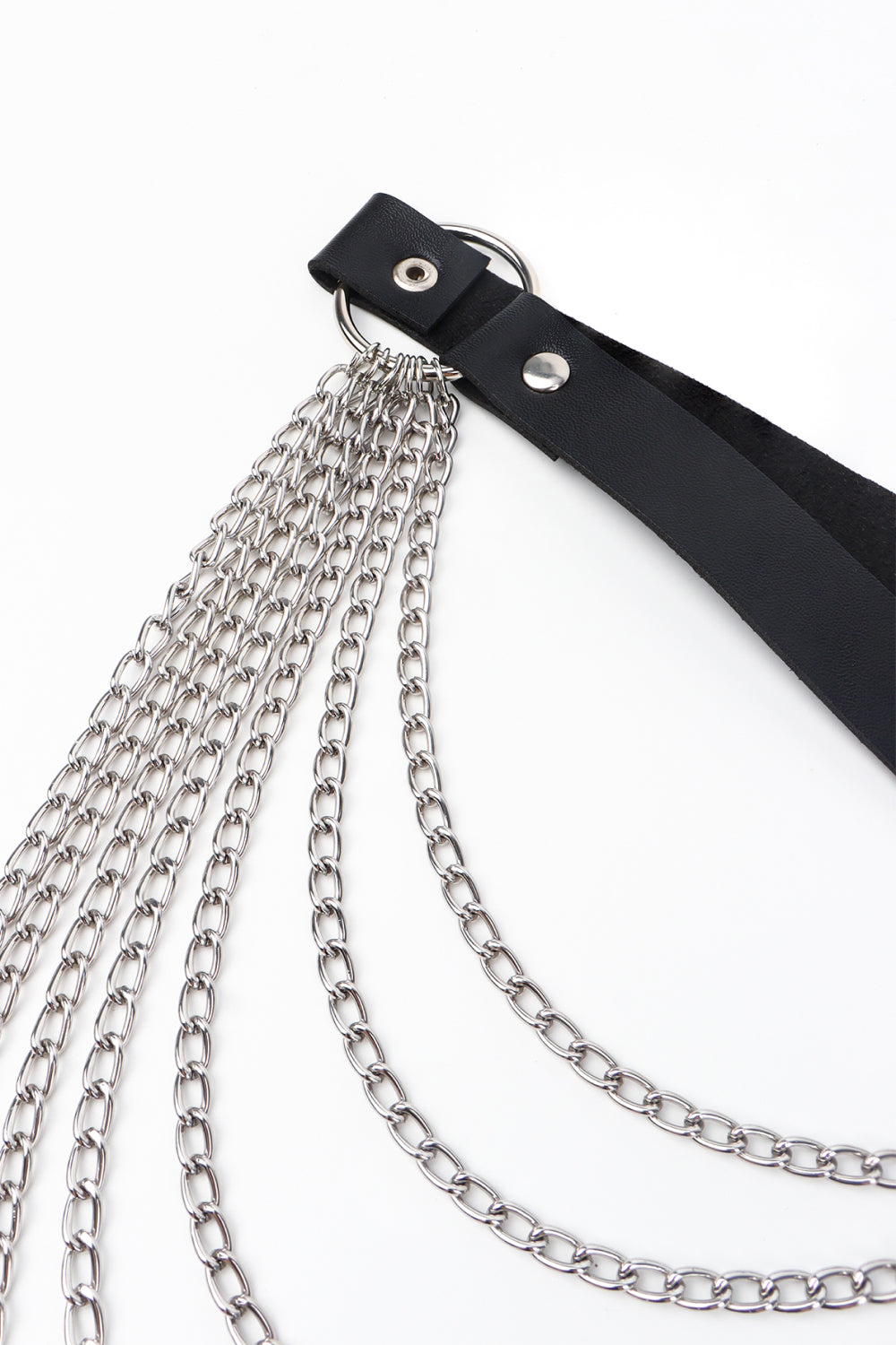 Women's PU Belt with Chain