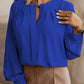 Women's Jasira Button Up Round Neck Long Sleeve Shirt