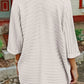 Striped Open Front Knit Cardigan
