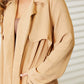 Culture Code Full Size Tied Tan Trench Coat with Pockets