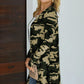 Printed Open Front Longline Cardigan