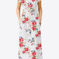 Full Size Printed Round Neck Short Sleeve Dress with Pockets