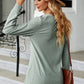 Notched Long Sleeve T-Shirt