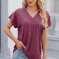V-Neck Short Sleeve T-Shirt