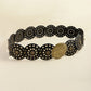BeyondBeautiful Vintage PU Leather Wide Belt