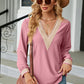 V-Neck Long Sleeve T-Shirt