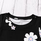 Women's Sarah Full Size Printed Side Slit Round Neck Tank