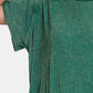Zenana Washed Ribbed Short Sleeve Top - Brand Zenana