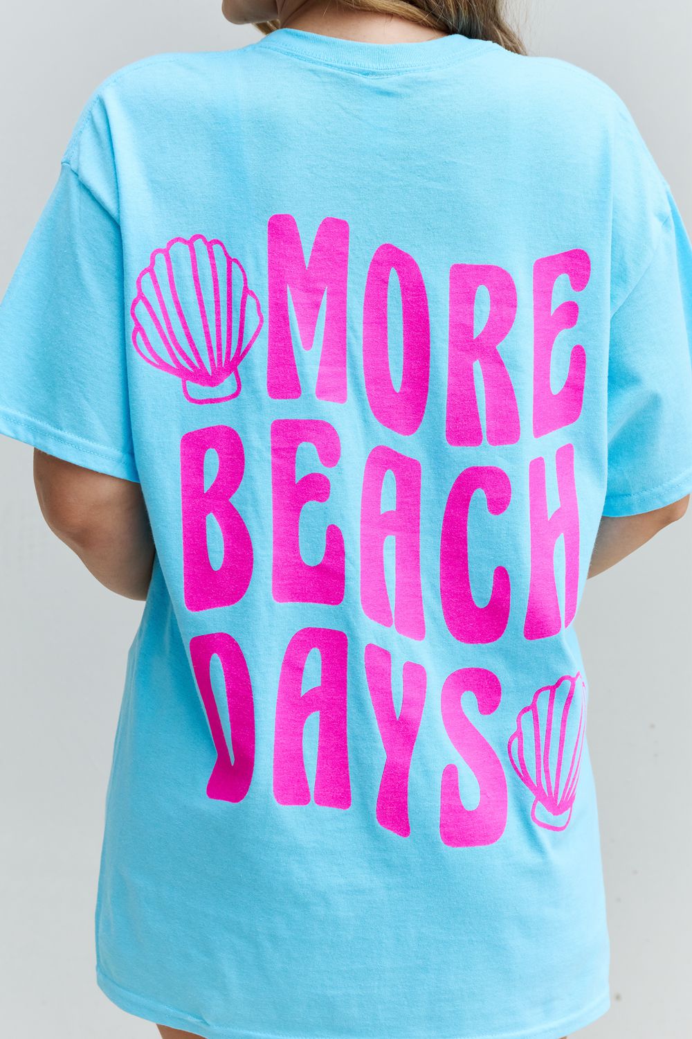 Sweet Claire "More Beach Days" Oversized Graphic T-Shirt *
