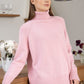 Turtle Neck Raglan Sleeve Sweater