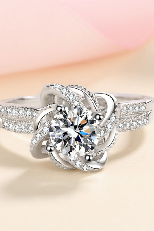 1 Carat Moissanite 925 Sterling Silver Ring 💜