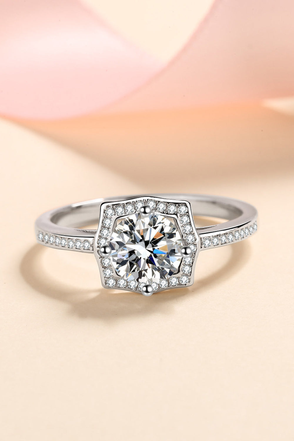 Women's Embrace The Joy 1 Carat Moissanite Ring