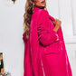 BasicStyle Button Up Long Sleeve Blazer with Pocket