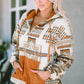 Geometric Quarter-Zip Hoodie